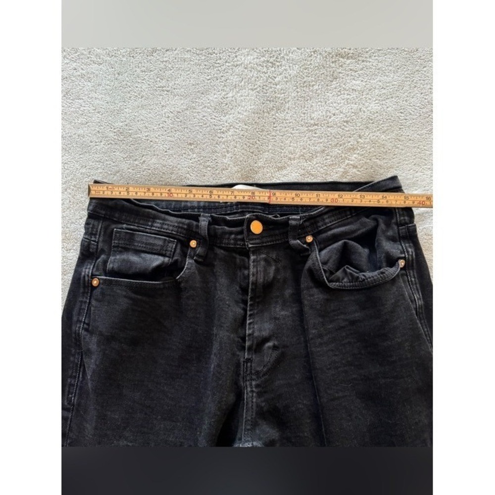 Zara Black Wash Skinny Jeans Men's Size 32 Stretch Denim EU 42 USA 32 - Picture 6 of 9
